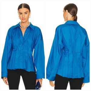 L'Academie Violetta Top in Blue